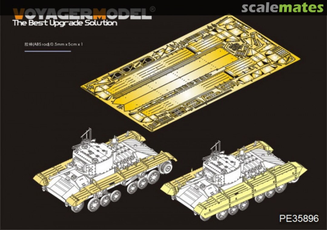 Boxart WWII British Valentine Mk.II/IV Infantry Tank Fenders PE35896 Voyager Model