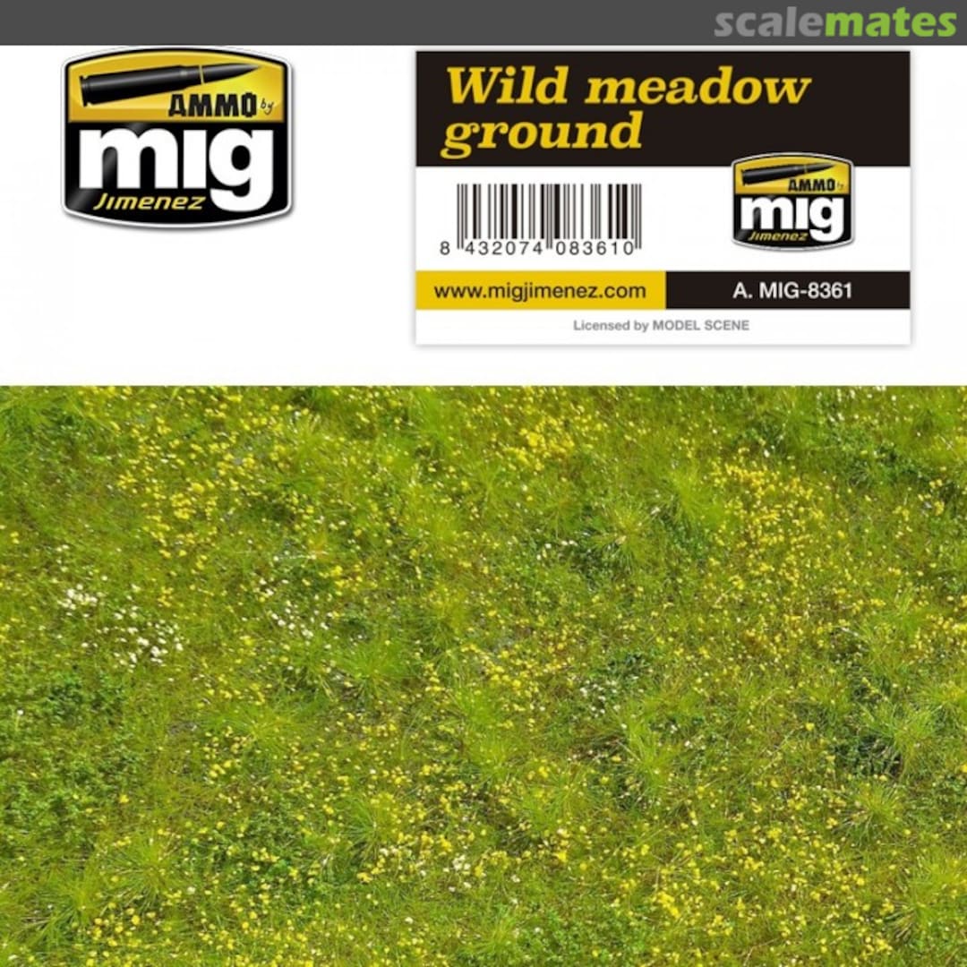 Boxart Wild Meadow Ground - Diorama Mat A.MIG-8361 Ammo by Mig Jimenez