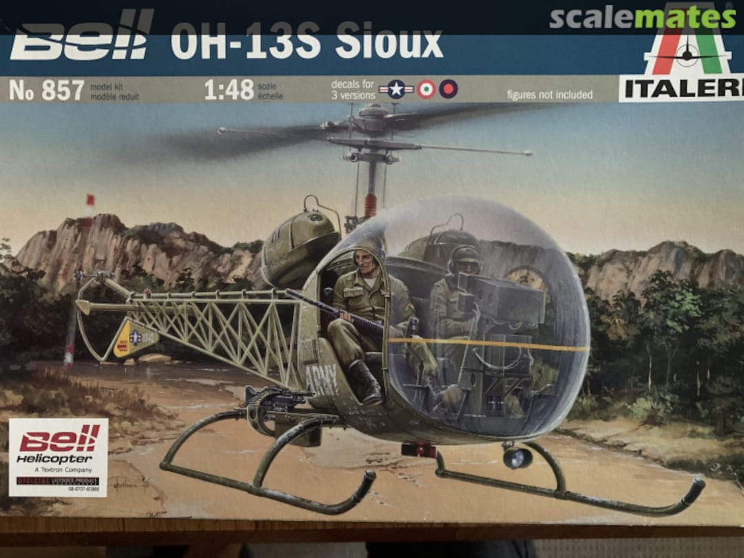 Boxart BELL OH-13S Sioux 857 Italeri