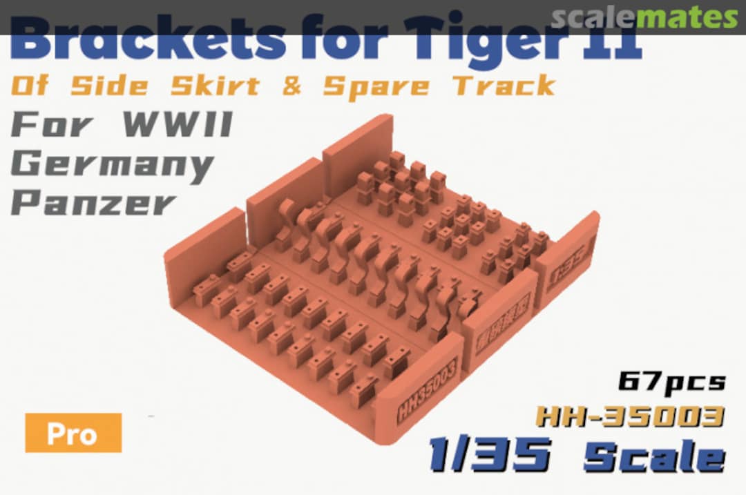 Boxart Brackets for Tiger II HH-35003 Heavy Hobby