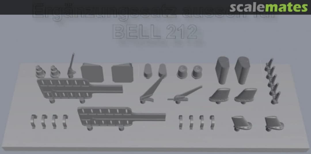 Boxart Bell 212 Ergänzungssatz Österreichisches Bundesheer HT48005 Brent-Air-Decals