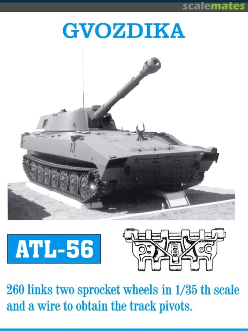 Boxart Gvozdika tracks ATL-56 Friulmodel