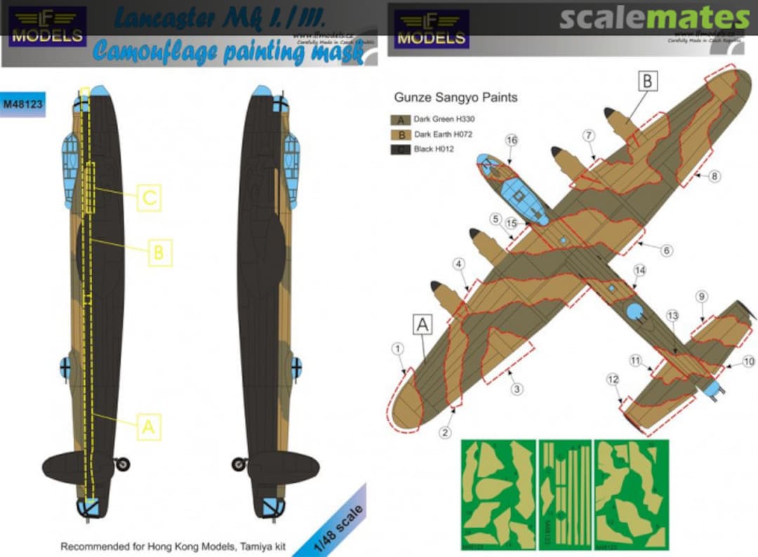 Boxart Lancaster Mk.I/III M48123 LF Models