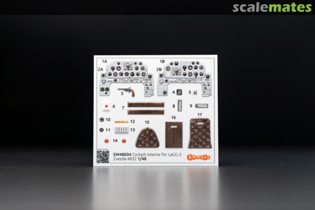 Boxart Cockpit interior for LaGG-3 EM48004 Emboss