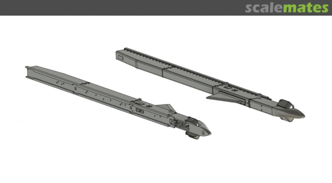 Boxart AMX Wing tip Launcher WOL481706 Wolf 3D Resin Parts