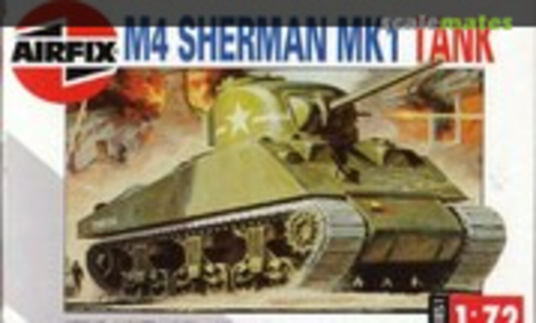 1:76 M4 Sherman Mk1 Tank (Airfix 01303)