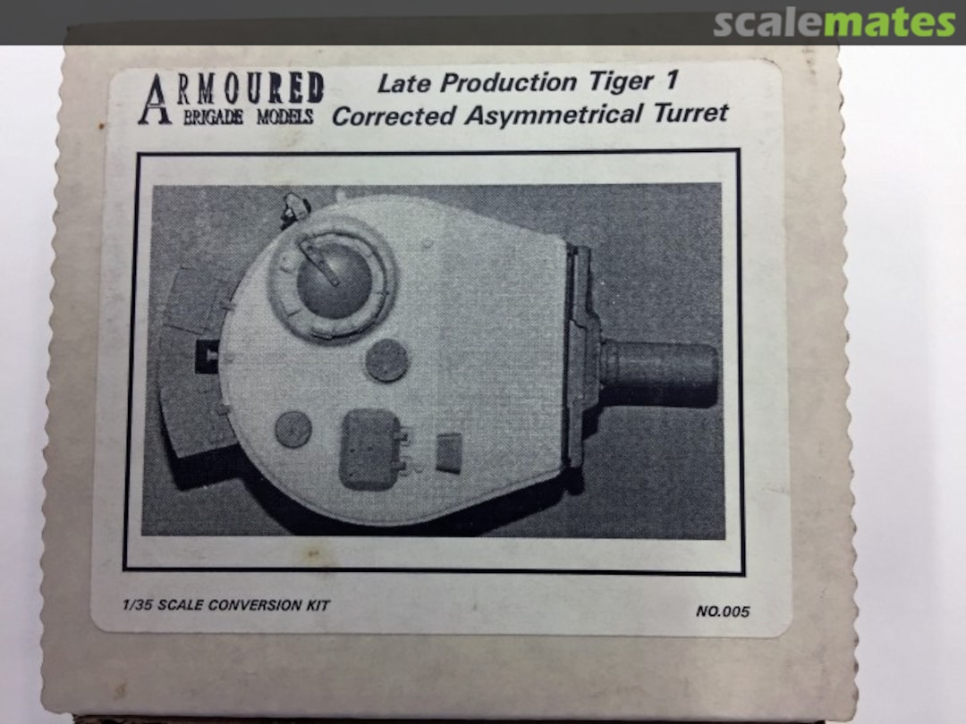Boxart Tiger I Turret ABM009 Armoured Brigade Models