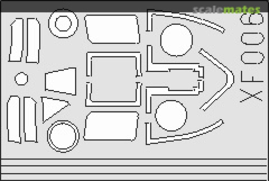 Boxart Typhoon Mk.Ib Door Canopy XF006 Eduard