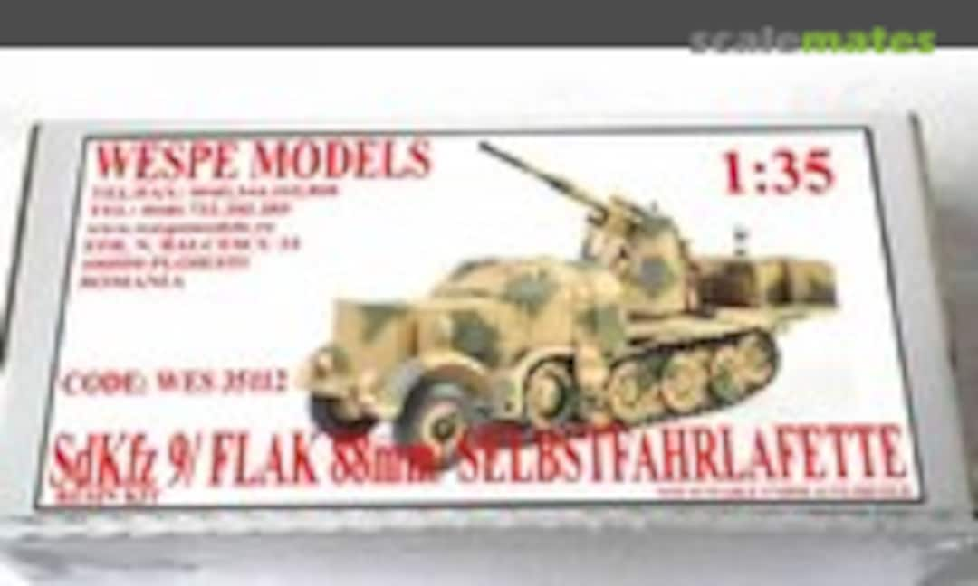 Sd.Kfz. 9/ Flak 88mm/ Selbstfahrlafette (Wespe Models WES 35112)