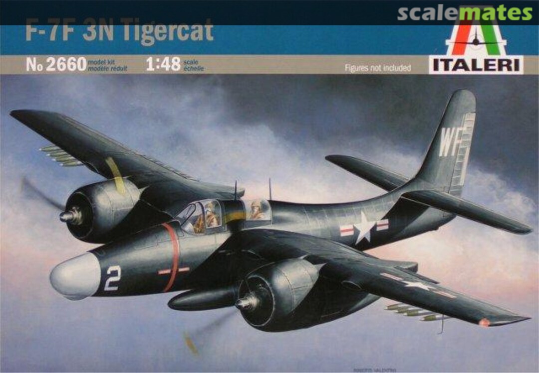 Boxart F-7F 3N Tigercat 2660 Italeri