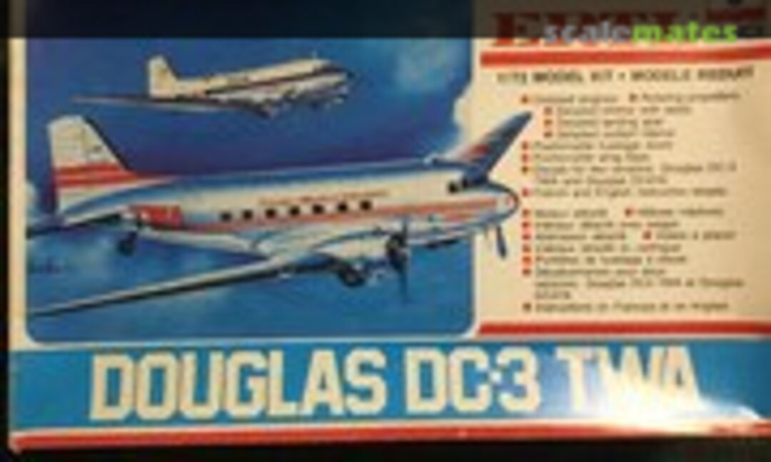 1:72 Douglas DC-3 TWA (ERTL 8246)