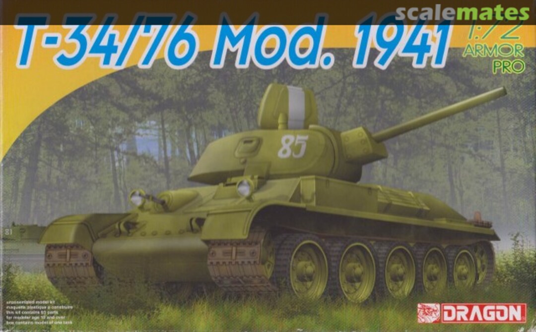 Boxart T-34/76 Mod. 1941 7259 Dragon