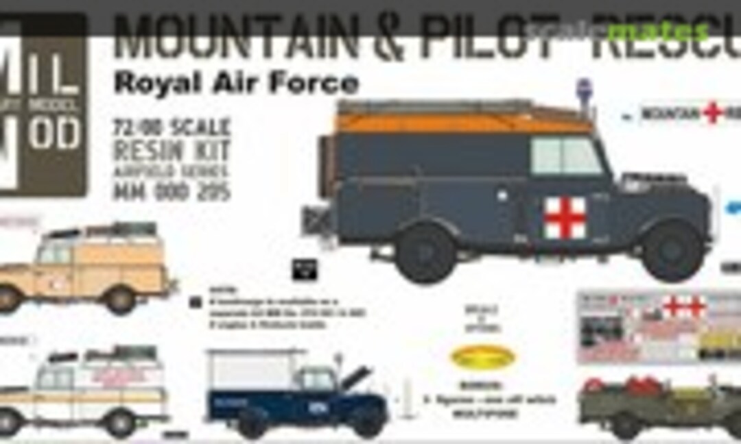 1:76 Mountain &amp; Pilot Rescue - Royal Air Force (Mil Mod MM 000 205)