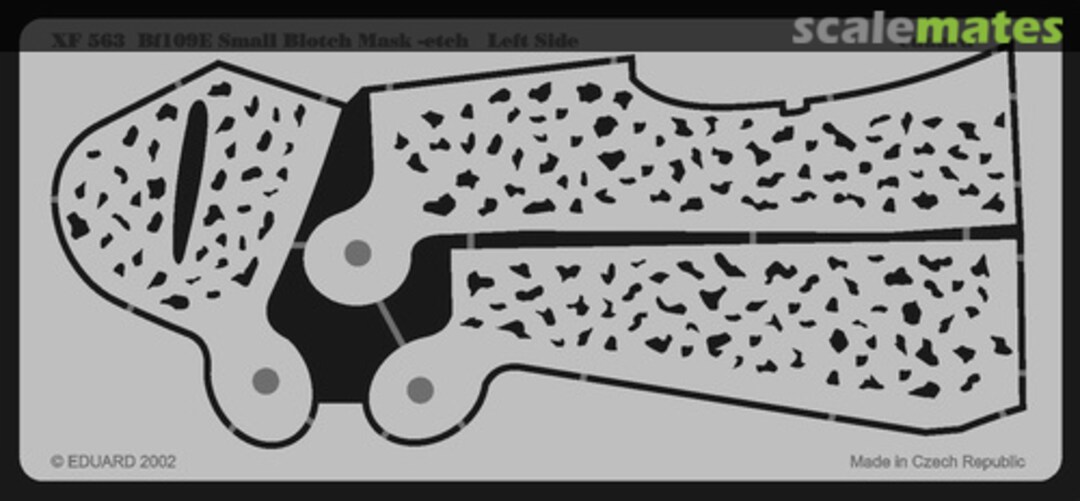 Boxart Bf 109E Small Blotch mask-etch XF563 Eduard