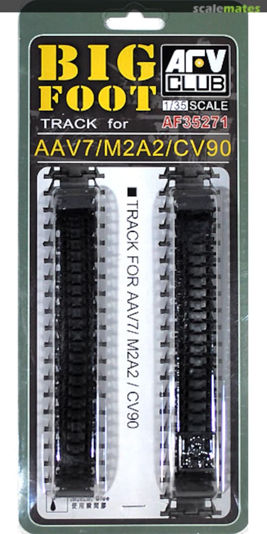 Boxart Track for AAV7/M2A2/CV90 AF35271 AFV Club