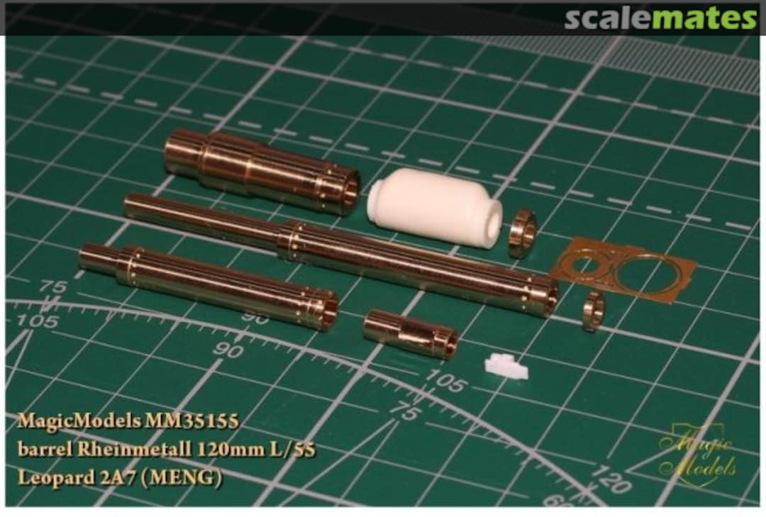 Boxart Rheinmetall 120mm L/55 Leopard 2A7 (MENG) MM35155 Magic Models