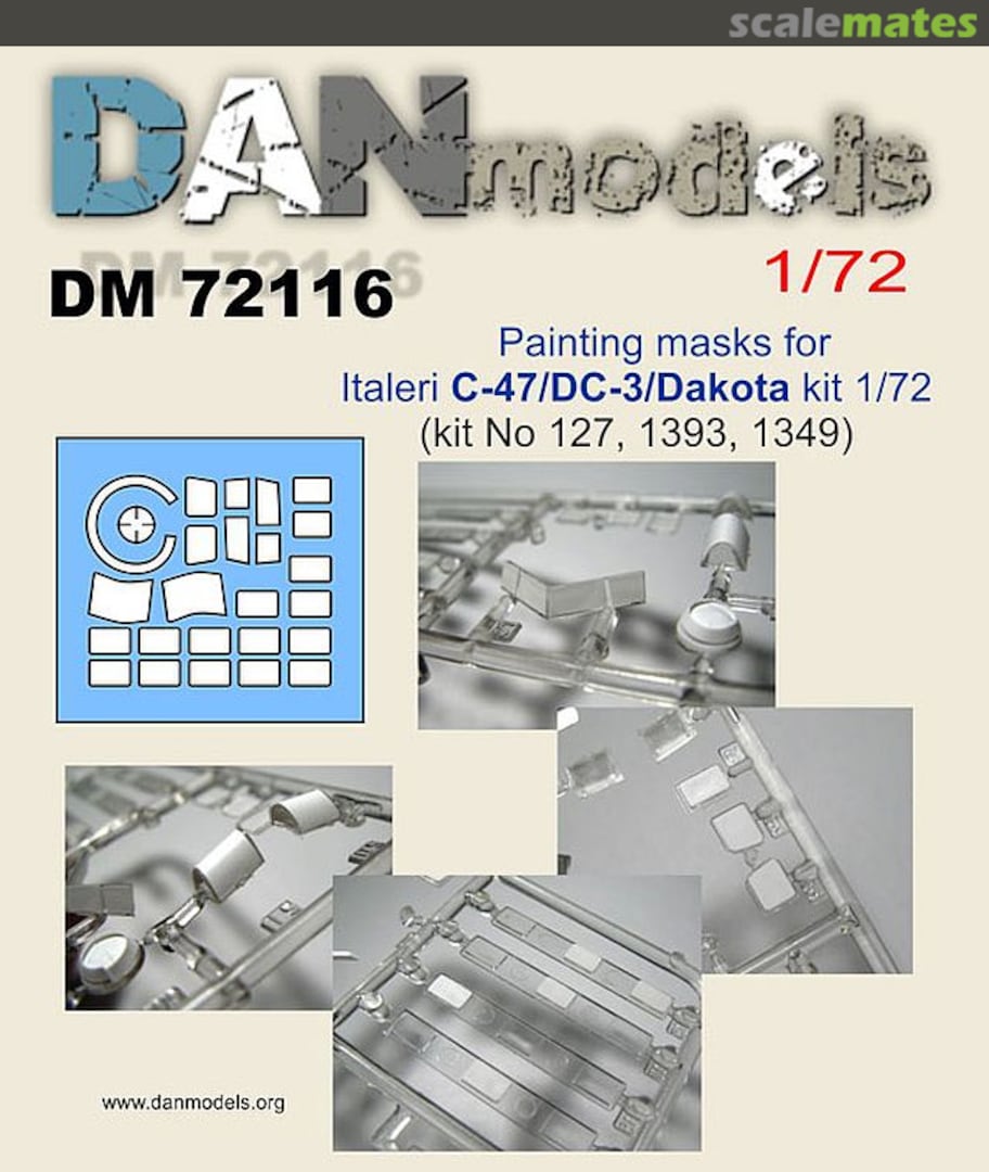 Boxart Douglas C-47/DC-3 Dakota Masks DM72116 DANmodels