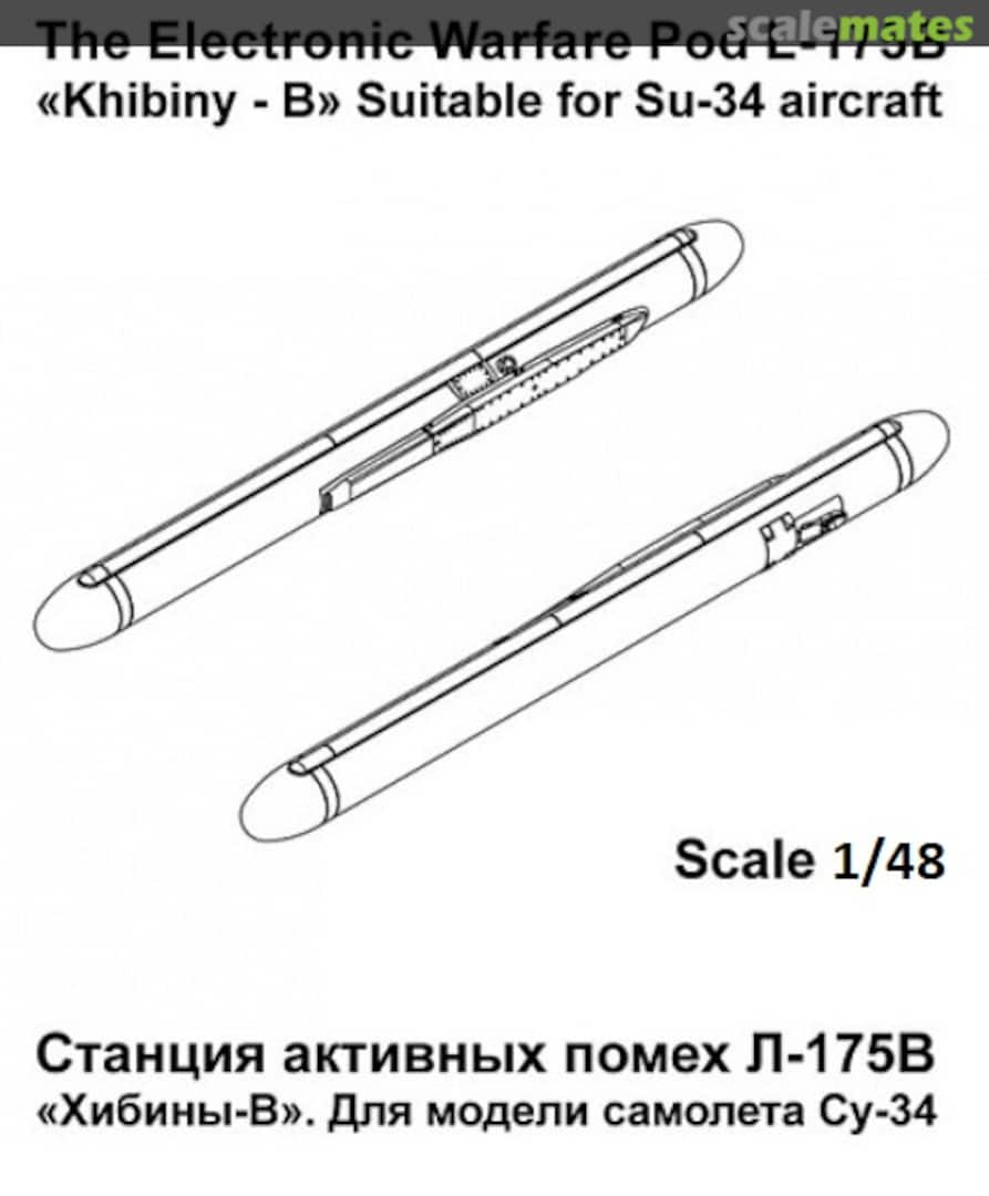 Boxart L-175 “Khibiny” the Electronic Warfare Pod AMC 48149-1 Advanced Modeling