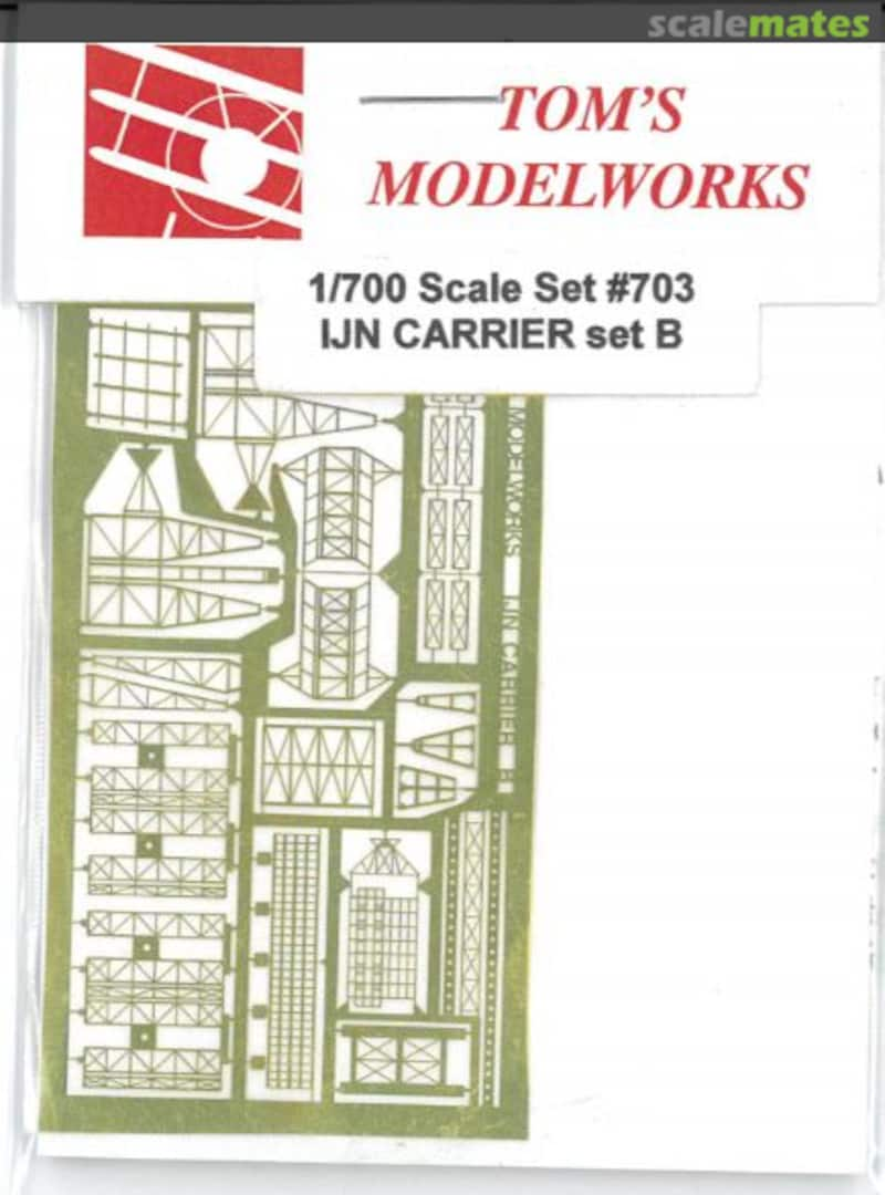 Boxart IJN CARRIER set B 703 Tom's Modelworks