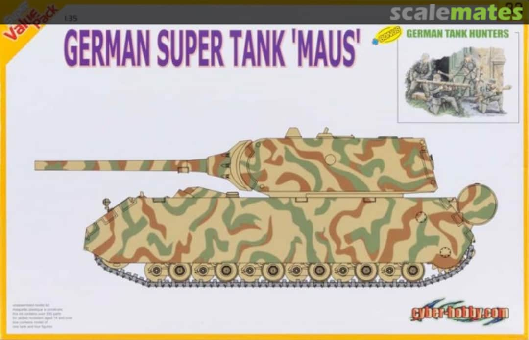 Boxart Super Tank Maus 9133 Cyber Hobby