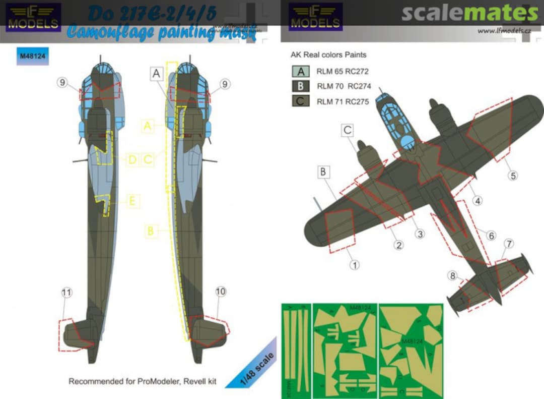 Boxart Do 217 E-2/4/5 M48124 LF Models