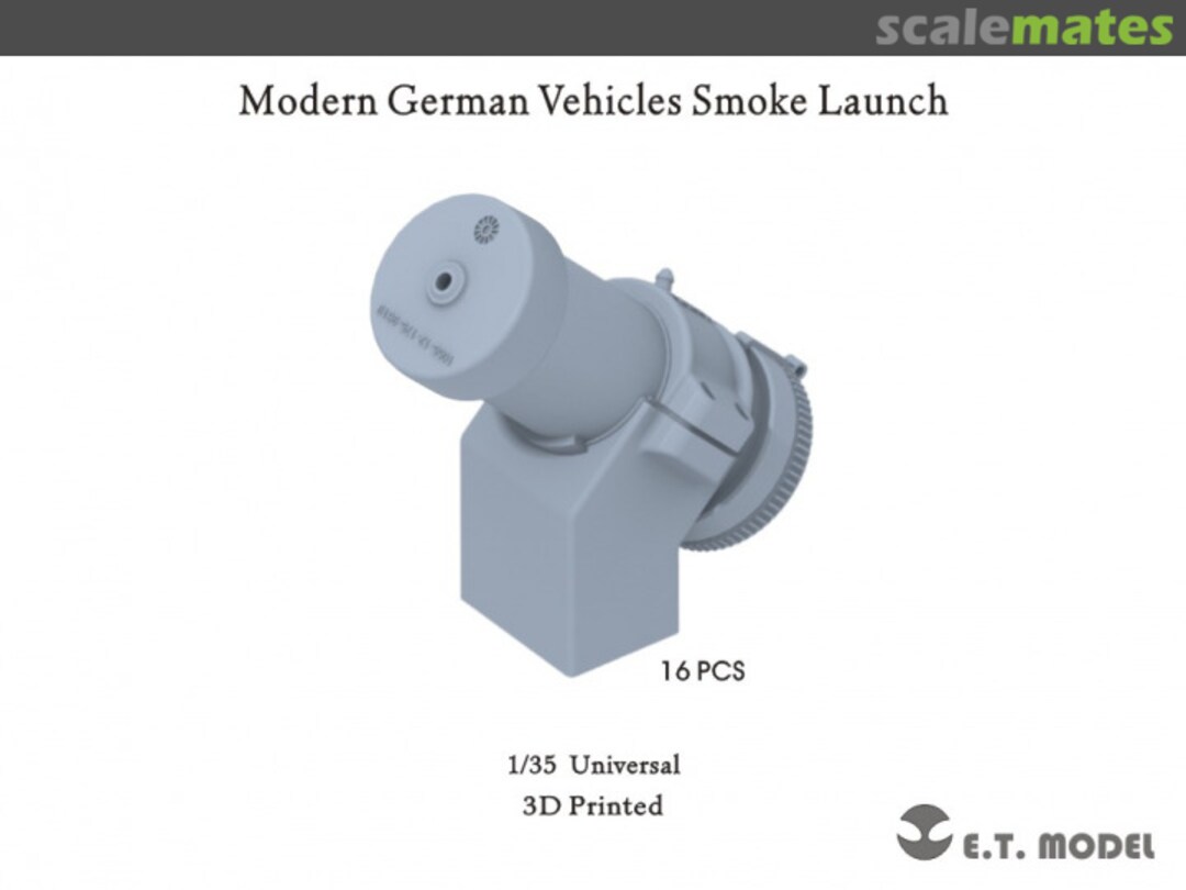 Boxart Modern German Vehicles Smoke Launchers (16 pcs) P35-259 E.T. Model