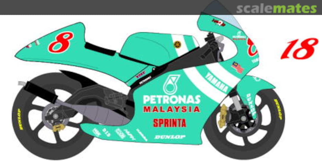 Boxart Yamaha YZR250 2001 PETRONAS  MK12112PSP CGM Models