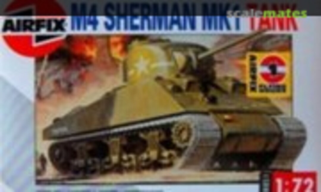 1:76 M4 Sherman Mk1 Tank (Airfix 01303)