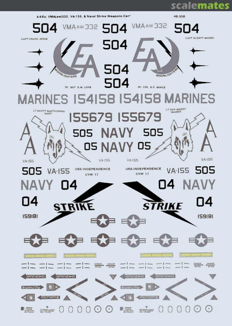 Boxart A-6E Intruders 48-0358 SuperScale International