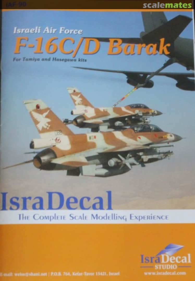 Boxart F-16C/D Barak IAF-90 IsraDecal Studio