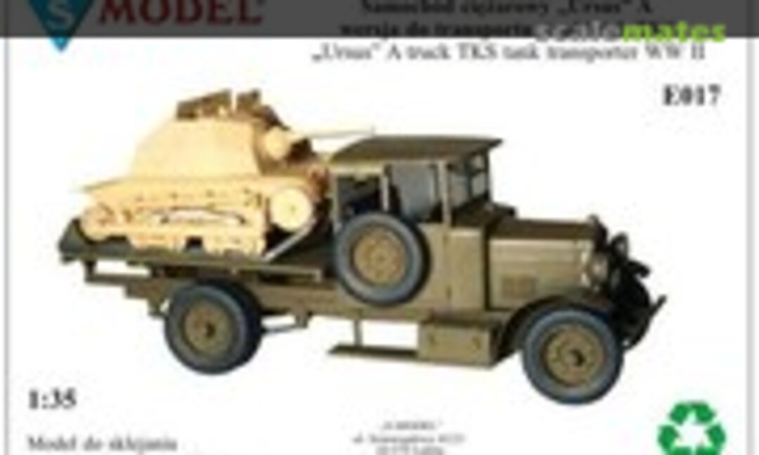 1:35 Ursus A Truck TKS tank transporters (S-Model (Poland) E017)