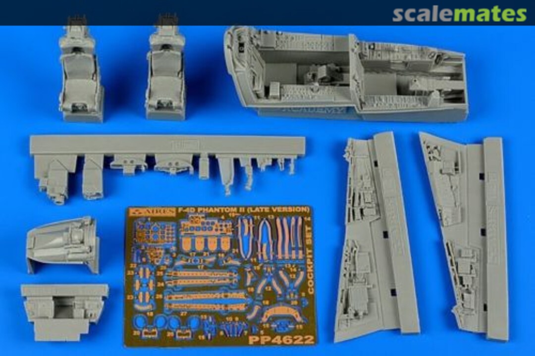 Boxart F-4D Phantom II (late version) - Cockpit Set 4622 Aires