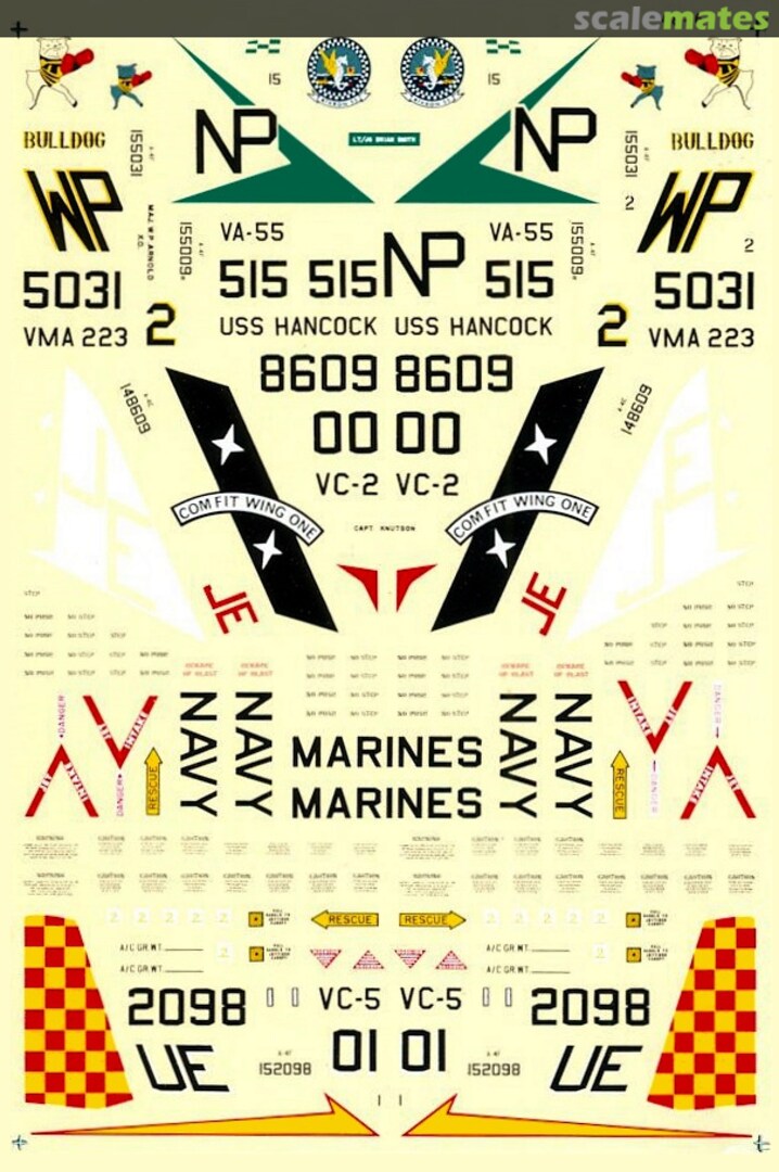 Boxart Douglas A-4E/F Skyhawk Part 1 48-0006 Microscale