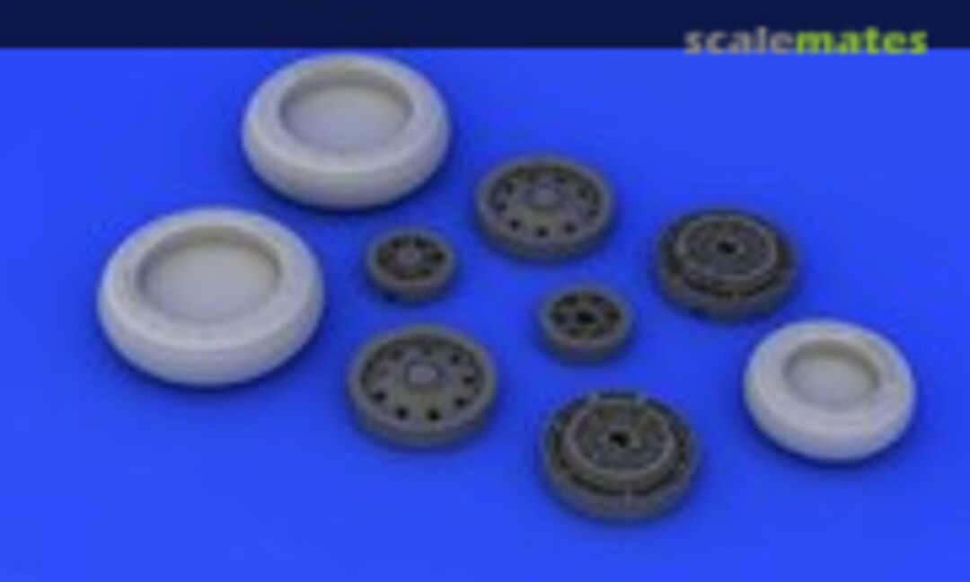 1:32 F-104 Undercarriage Wheels Early (Eduard 632045)