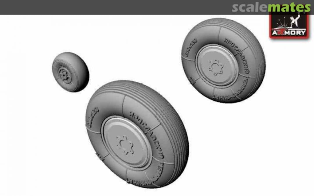 Boxart Yakovlev Yak-1 wheels AW48003 Armory