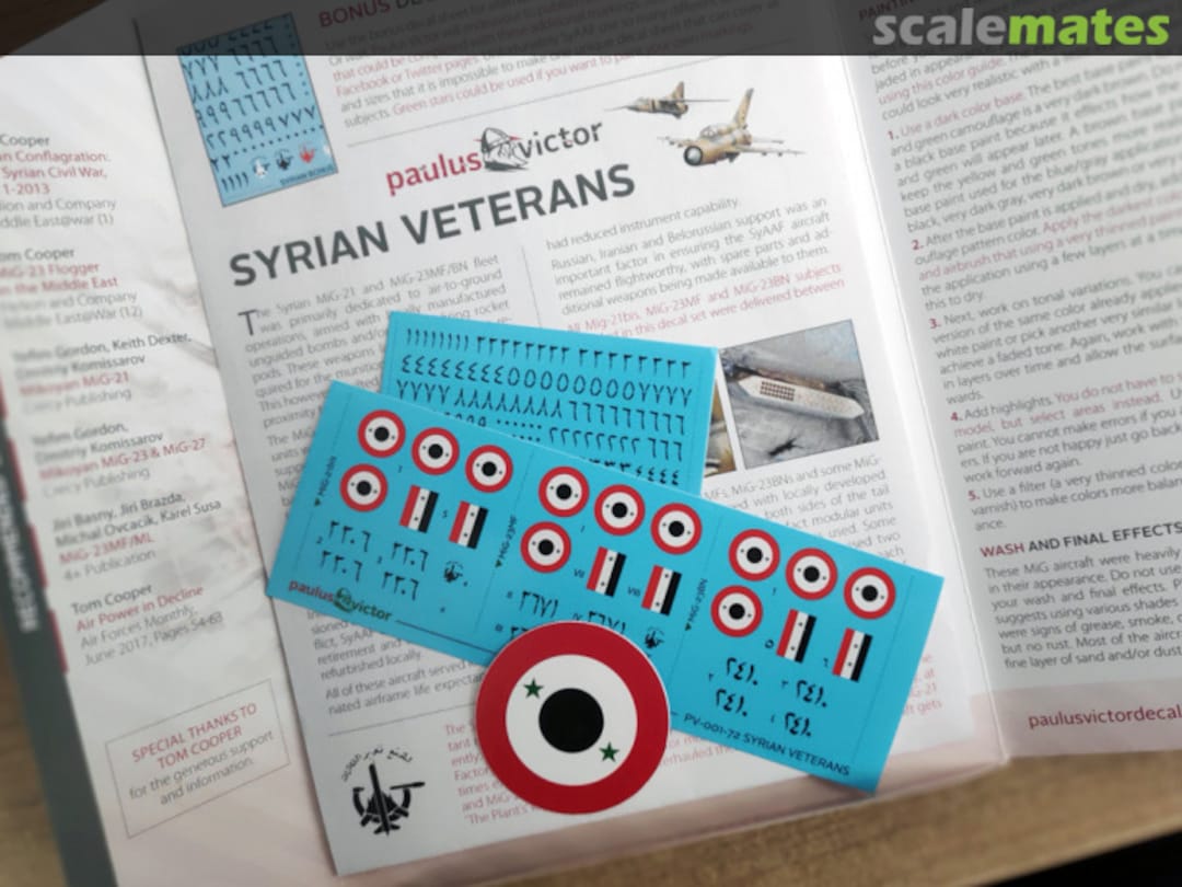 Contents Syrian Veterans PV-001-72 PaulusVictor