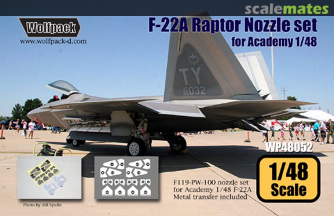 Boxart F-22A Raptor Nozzle Set WP48052 Wolfpack