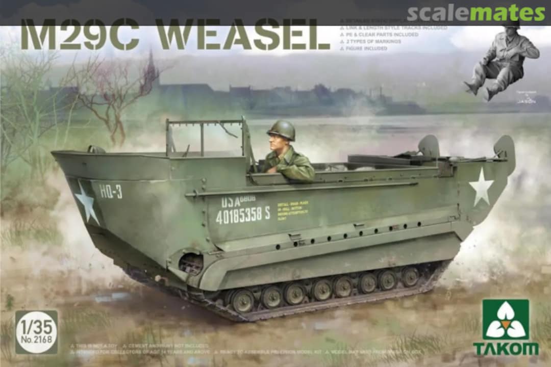 Boxart M29C Weasel 2168 Takom