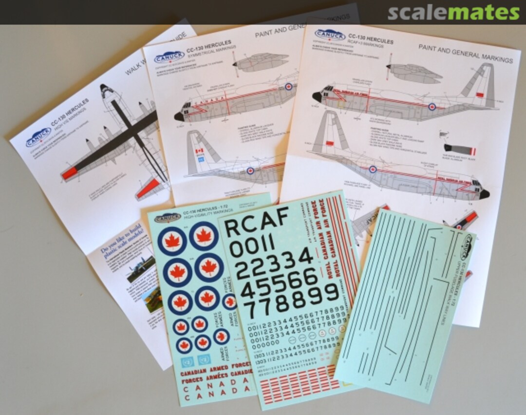 Boxart CC-130 Hercules Hi-Vis Markings 010-72 Canuck Model Products