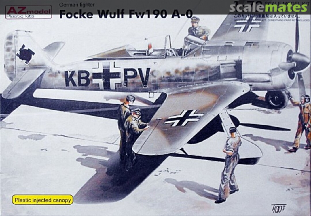 Boxart Focke Wulf Fw190 A-0 AZ7265 AZmodel