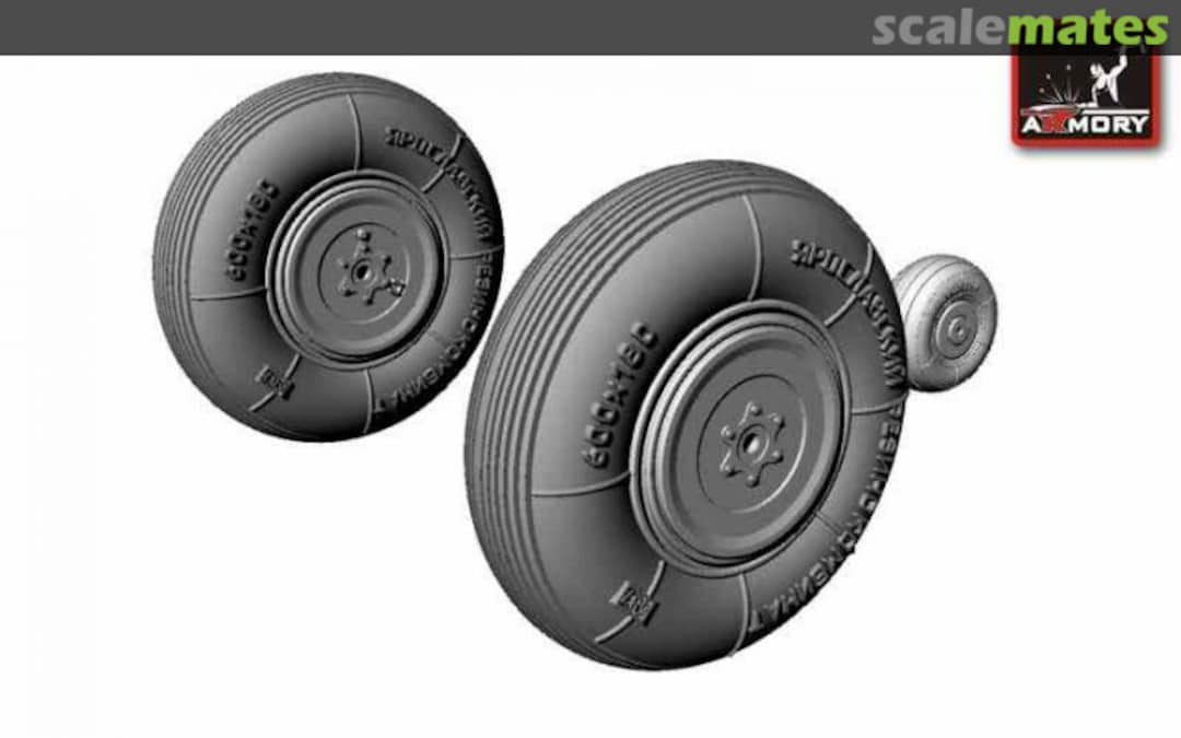 Boxart Yakovlev Yak-3 wheels AW48004 Armory