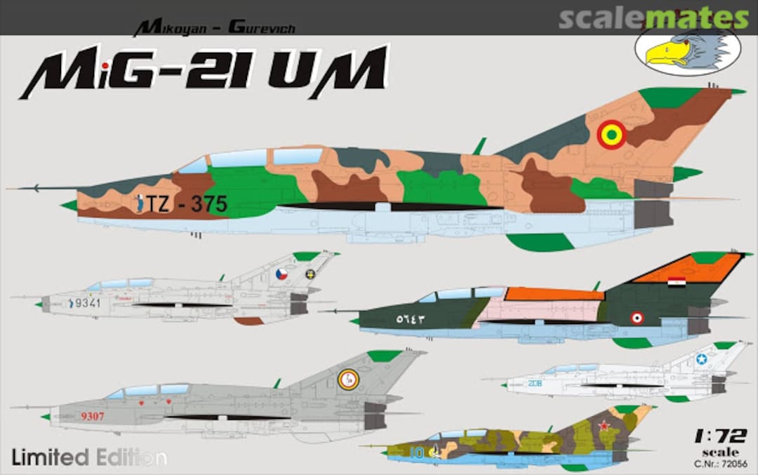 Boxart MiG-21UM 72056 R.V.Aircraft