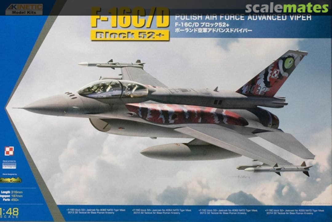 Boxart F-16C/D Block 52+ K48076 Kinetic