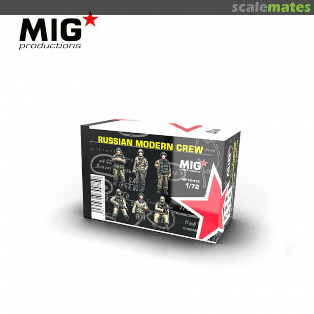 Boxart RUSSIAN MODERN CREW MP72-412 MIG Productions