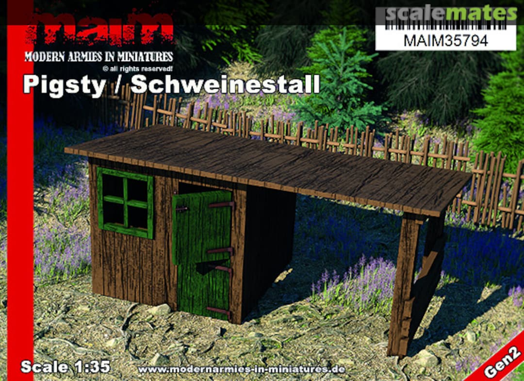 Boxart Pigsty / Schweinestall MAIM35794 MAiM