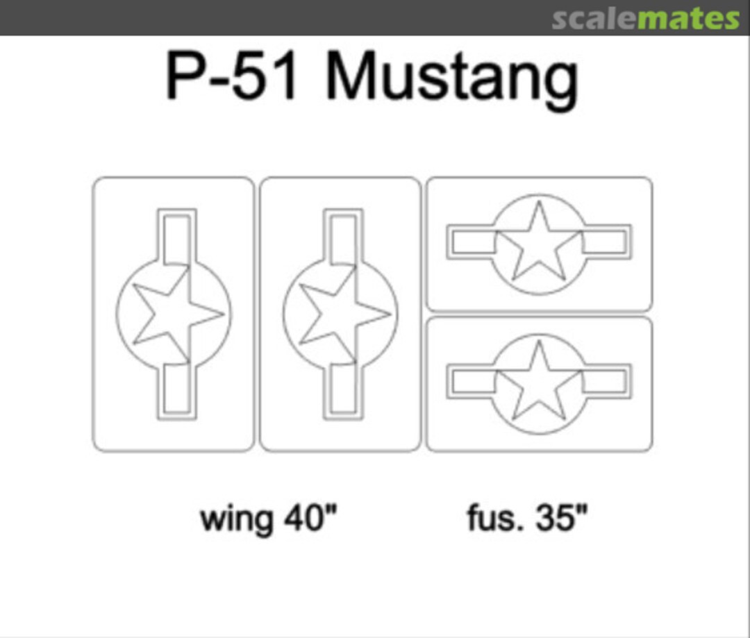 Boxart P-51 Mustang 23031 Omask