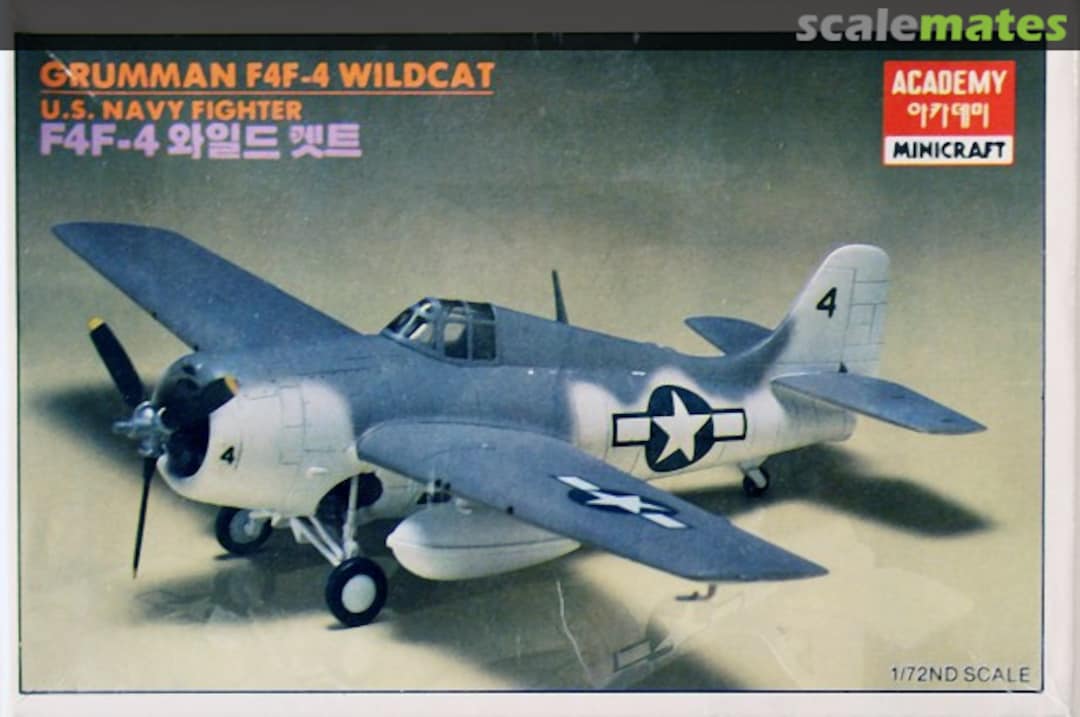 Boxart Grumman F4F-4 Wildcat 1650 Academy/Minicraft