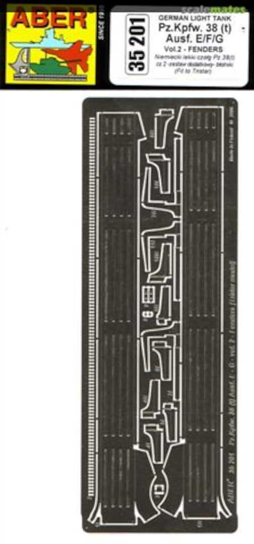 Boxart Pz.Kpfw.38(t), Ausf.E/F/G. Vol.2 - Fenders 35201 Aber