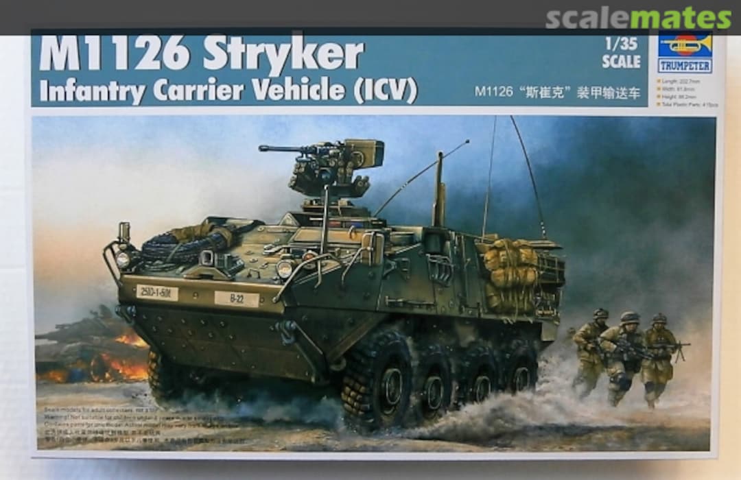 Boxart M1126 Stryker ICV 00375 Trumpeter