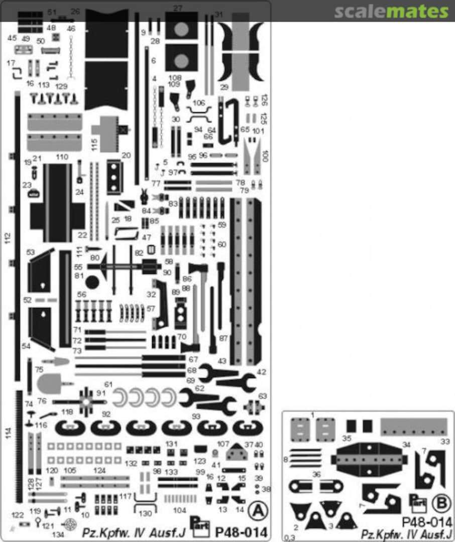 Boxart Pz.Kpfw.IV Ausf.J P48-014 Part